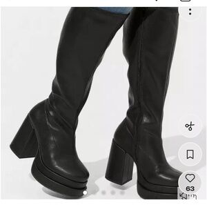 SOLD Torrid Black Platform Boots